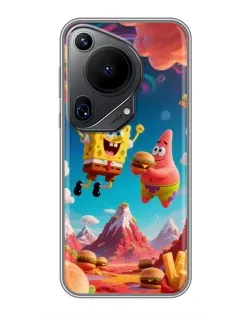 Чохол для Huawei Pura 70 Ultra з картинкою «Космічний фастфуд»