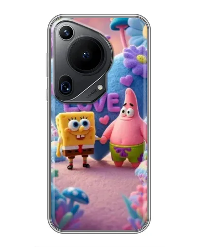 Чохол для Huawei Pura 70 Ultra з картинкою «Губка Боб Патрік» Чохол для Huawei Pura 70 Ultra з картинкою «Губка Боб Патрік»