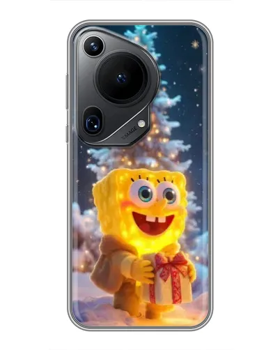 Чохол для Huawei Pura 70 Ultra з картинкою «Різдвяний Спанч Боб» Чохол для Huawei Pura 70 Ultra з картинкою «Різдвяний Спанч Боб»