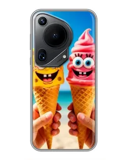 Чохол для Huawei Pura 70 Ultra з картинкою «Спанч Боб морозиво»