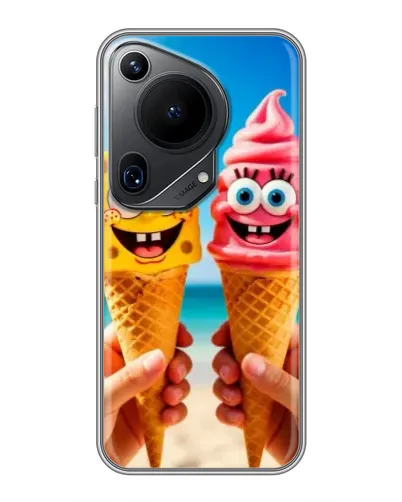 Чохол для Huawei Pura 70 Ultra з картинкою «Спанч Боб морозиво» Чохол для Huawei Pura 70 Ultra з картинкою «Спанч Боб морозиво»