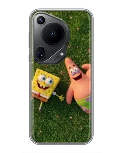 Чехол для Huawei Pura 70 Ultra с картинкой «Друзья на лужайке»