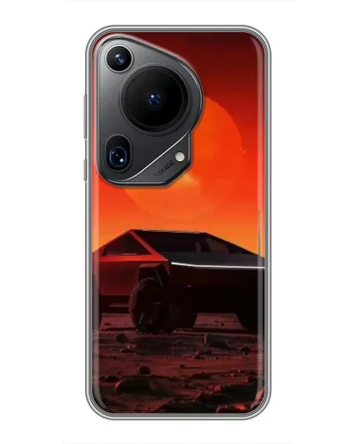 Чехол для Huawei Pura 70 Ultra с картинкой «Cybertruck на Марсе» Чехол для Huawei Pura 70 Ultra с картинкой «Cybertruck на Марсе»