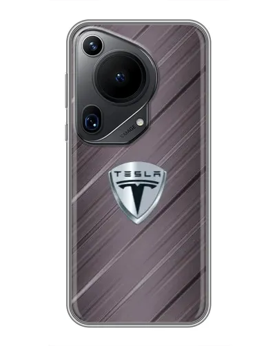 Чехол для Huawei Pura 70 Ultra с картинкой «Металлическая текстура Tesla» Чехол для Huawei Pura 70 Ultra с картинкой «Металлическая текстура Tesla»