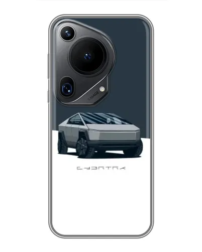 Чехол для Huawei Pura 70 Ultra с картинкой «Серебристый Cybertruck Tesla» Чехол для Huawei Pura 70 Ultra с картинкой «Серебристый Cybertruck Tesla»