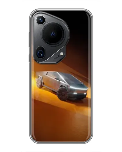 Чехол для Huawei Pura 70 Ultra с картинкой «Cybertruck в пустыне» Чехол для Huawei Pura 70 Ultra с картинкой «Cybertruck в пустыне»