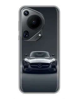 Чохол для Huawei Pura 70 Ultra з картинкою «Mercedes на чорному»
