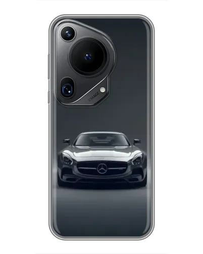 Чохол для Huawei Pura 70 Ultra з картинкою «Mercedes на чорному» Чохол для Huawei Pura 70 Ultra з картинкою «Mercedes на чорному»