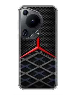 Чохол для Huawei Pura 70 Ultra з картинкою «Mercedes Carbon Grid»