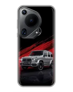 Чохол для Huawei Pura 70 Ultra з картинкою «Mercedes G-Class червоний»