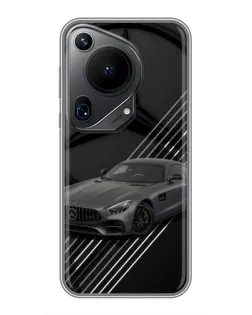 Чохол для Huawei Pura 70 Ultra з картинкою «Mercedes AMG — графіка»