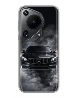 Чохол для Huawei Pura 70 Ultra з картинкою «Mercedes у диму»