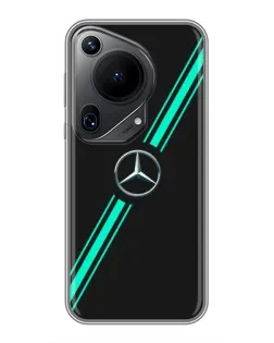 Чохол для Huawei Pura 70 Ultra з картинкою «Спортивні лінії Mercedes»