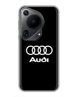 Чехол для Huawei Pura 70 Ultra с картинкой «Классическое лого Audi»