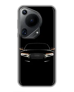 Чохол для Huawei Pura 70 Ultra з картинкою «Audi — нічний контур»