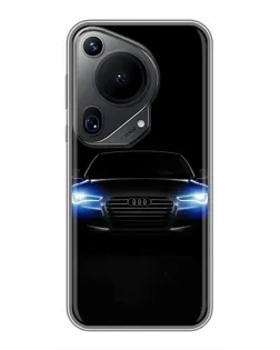 Чохол для Huawei Pura 70 Ultra з картинкою «Audi в неоні»