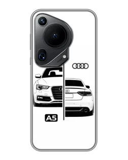 Чохол для Huawei Pura 70 Ultra з картинкою «Audi — контрастний дизайн»