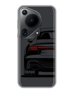 Чохол для Huawei Pura 70 Ultra з картинкою «Задня частина Audi — арт»