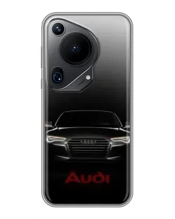 Чохол для Huawei Pura 70 Ultra з картинкою «Audi — градієнтний контур»