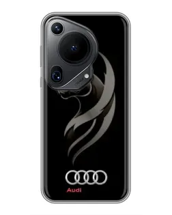 Чохол для Huawei Pura 70 Ultra з картинкою «Графіка — пантера та Audi»