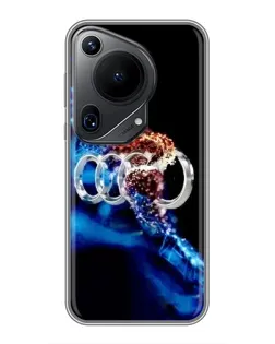 Чохол для Huawei Pura 70 Ultra з картинкою «Енергія лого Audi»