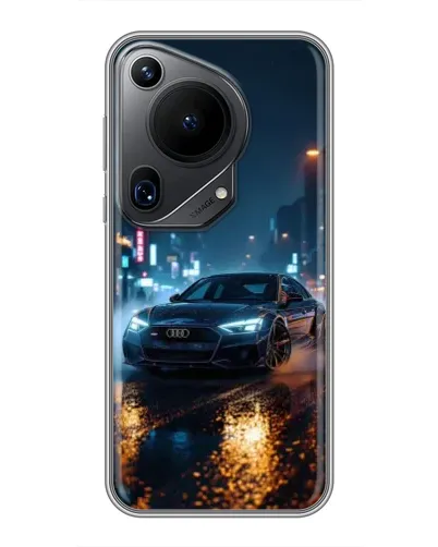 Чохол для Huawei Pura 70 Ultra з картинкою «Нічне місто та Audi» Чохол для Huawei Pura 70 Ultra з картинкою «Нічне місто та Audi»