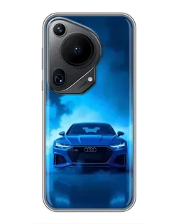 Чохол для Huawei Pura 70 Ultra з картинкою «Audi — блакитна енергія»