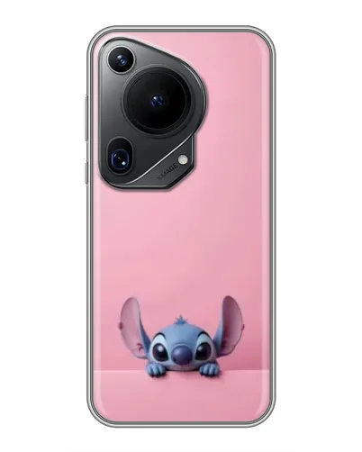 Чехол для Huawei Pura 70 Ultra с картинкой «Stitch выглядывает»