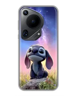 Чехол для Huawei Pura 70 Ultra с картинкой «Стич на рассвете»
