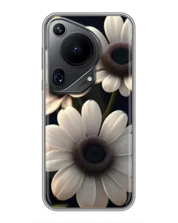 Чохол для Huawei Pura 70 Ultra з картинкою «Білі маргаритки макро»