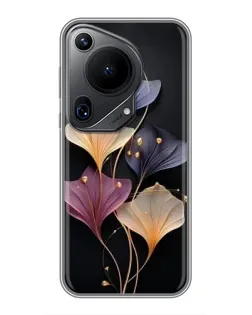 Чохол для Huawei Pura 70 Ultra з картинкою «Лілові квіти грації»
