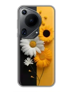 Чохол для Huawei Pura 70 Ultra з картинкою «Соняшник та ромашка»
