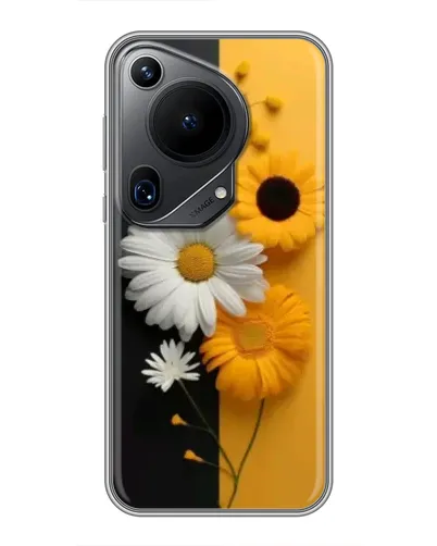Чохол для Huawei Pura 70 Ultra з картинкою «Соняшник та ромашка» Чохол для Huawei Pura 70 Ultra з картинкою «Соняшник та ромашка»