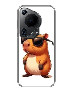 Чохол для Huawei Pura 70 Ultra з картинкою «Капібара в окулярах»