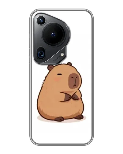 Чехол для Huawei Pura 70 Ultra с картинкой «Толстенькая капибара»