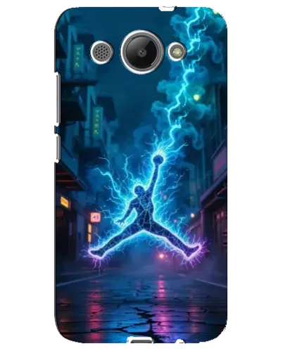 Чехол для Huawei Y3 2017 с картинкой «Jordan Gold Jumpman»