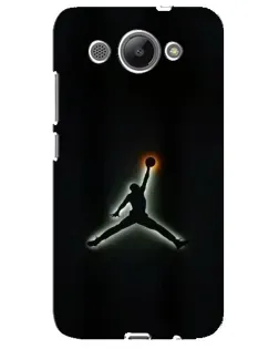 Чехол для Huawei Y3 2017 с картинкой «Jordan Gradient Logo»