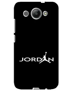 Чехол для Huawei Y3 2017 с картинкой «Jordan White Logo»