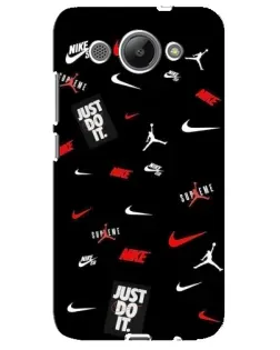 Чехол для Huawei Y3 2017 с картинкой «Nike Mix Pattern»