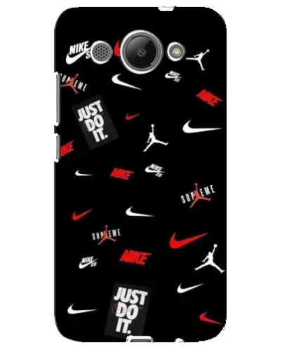 Чехол для Huawei Y3 2017 с картинкой «Nike Mix Pattern»