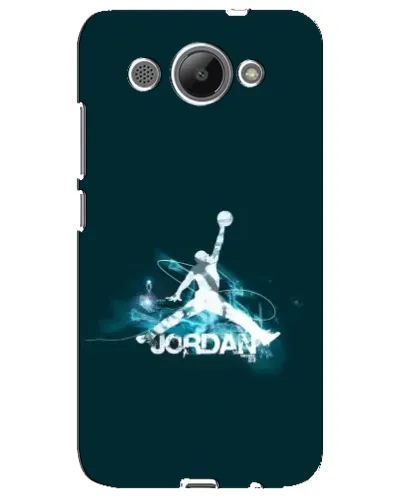 Чехол для Huawei Y3 2017 с картинкой «Jordan Blue Fire»