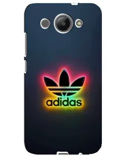 Чехол для Huawei Y3 2017 с картинкой «Неоновый Adidas»