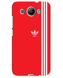 Чехол для Huawei Y3 2017 с картинкой «Красный минимализм Adidas»