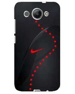 Чехол для Huawei Y3 2017 с картинкой «Абстрактный дизайн Nike»