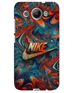 Чехол для Huawei Y3 2017 с картинкой «Nike в абстракции»