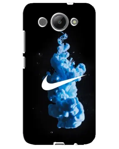 Чехол для Huawei Y3 2017 с картинкой «Nike и синий дым» Чехол для Huawei Y3 2017 с картинкой «Nike и синий дым»