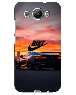 Чехол для Huawei Y3 2017 с картинкой «Nike и суперкар»