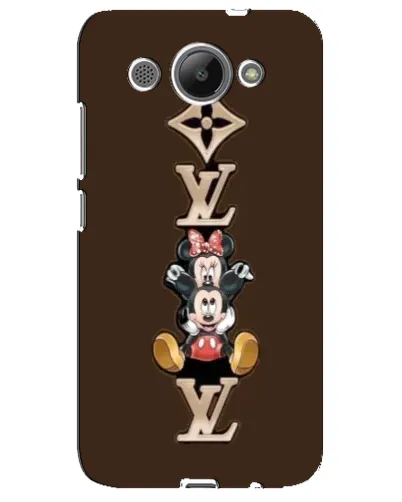 Чехол для Huawei Y3 2017 с картинкой «LV и Микки Маус»