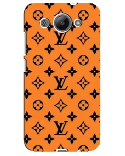 Чехол для Huawei Y3 2017 с картинкой «Оранжевый стиль LV»