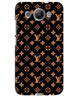 Чехол для Huawei Y3 2017 с картинкой «Золотая монограмма LV»